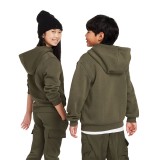 Nike Sportswear Club Fleece Χακί - Παιδική Ζακέτα  Εικόνα 0