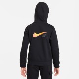 NIKE B NSW SI FLC FZ HOODY BB FZ4716-010 Black Image 0