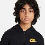 NIKE B NSW SI FLC FZ HOODY BB FZ4716-010 Black Image 1