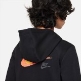 NIKE B NSW SI FLC FZ HOODY BB FZ4716-010 Black Image 3