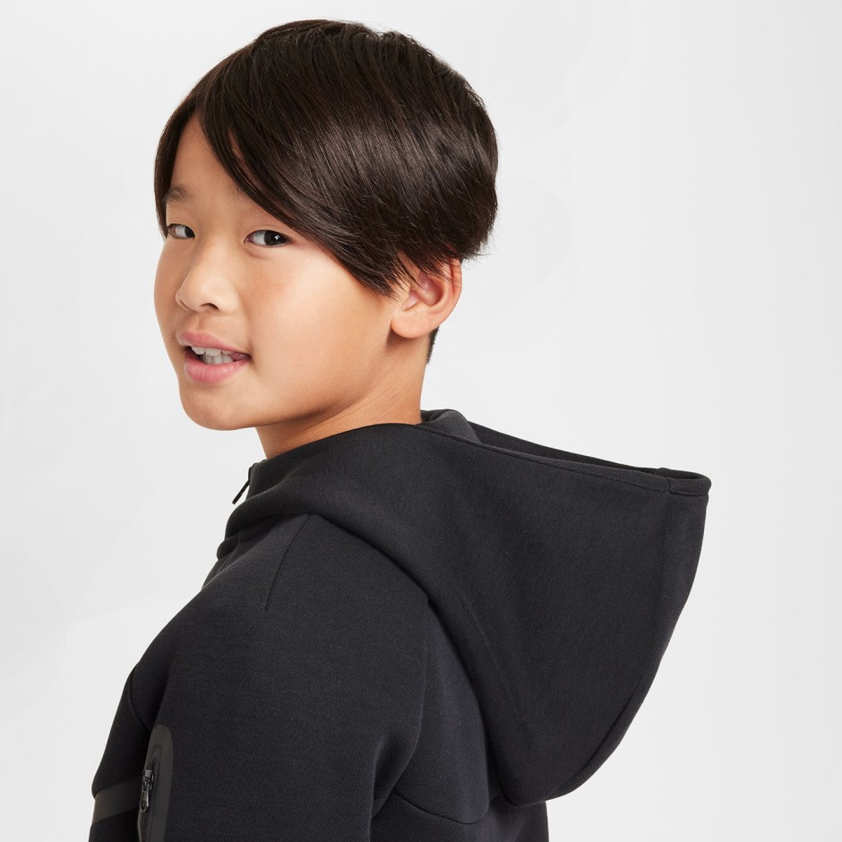 Παιδική Ζακέτα Μαύρη - Nike Sportswear Tech Fleece