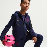 Παιδική Ζακέτα Ποδοσφαίρου Μπλε - Nike F.C. Barcelona Tech Fleece Εικόνα 1