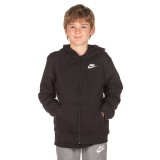 NIKE B NSW HOODIE FZ CLUB BV3699-010 Μαύρο Εικόνα 