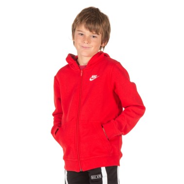 NIKE B NSW HOODIE FZ CLUB BV3699-657 Κόκκινο
