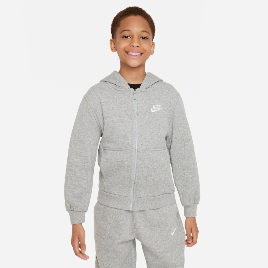 Παιδική Ζακέτα Γκρι - Nike Club Fleece 