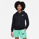 NIKE K NSW CLUB FT HD FZ LS LBR FD3017-010 Black Image 