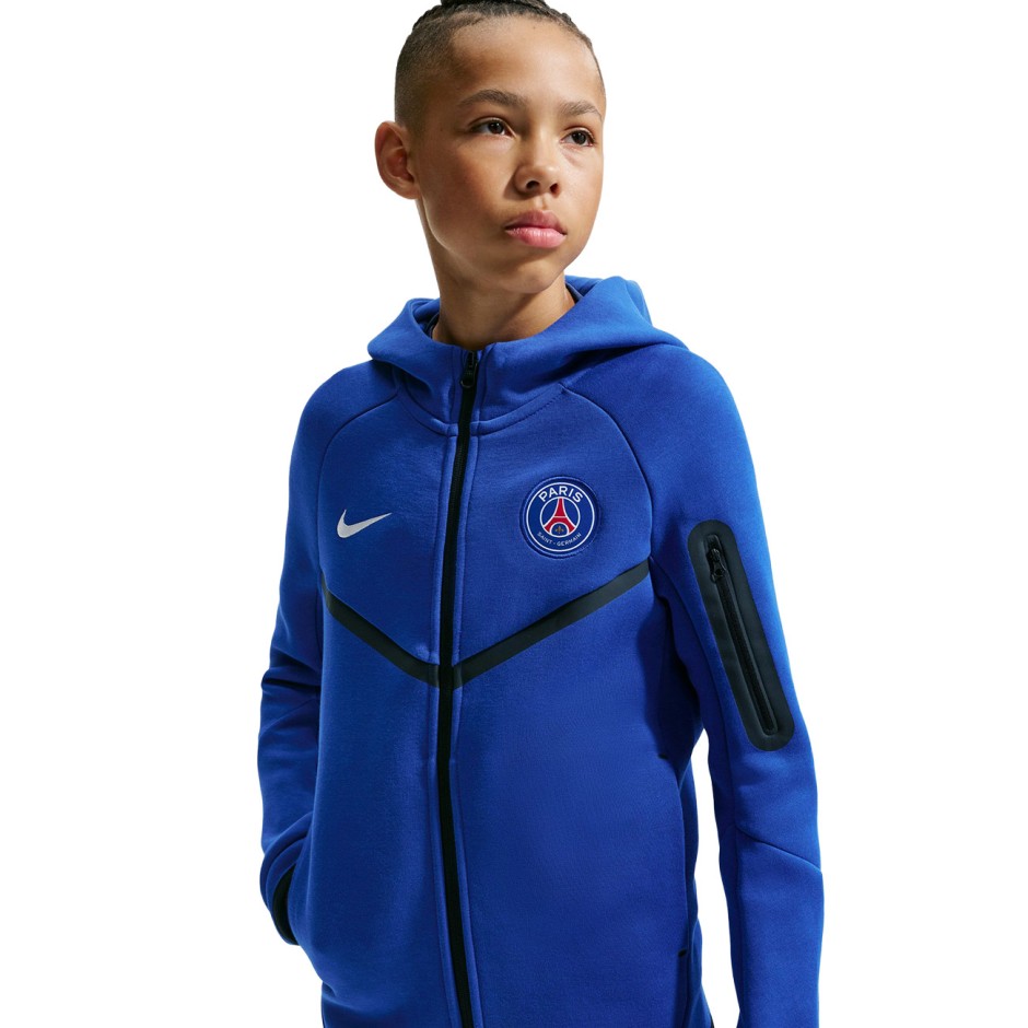 Παιδική Ζακέτα Ποδοσφαίρου Ρουά - Nike Paris Saint-Germain Tech Fleece