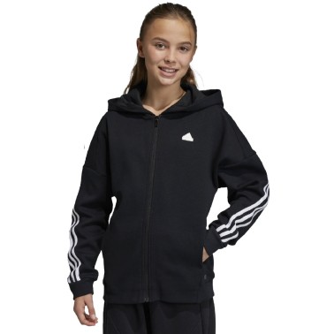 Παιδική Ζακέτα Μαύρη - adidas Sportswear Future Icons 3-Stripes