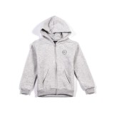 GSA SUPERCOTTON ZIPPER HOODIE 17-38003-05 FROST GRAY Grey