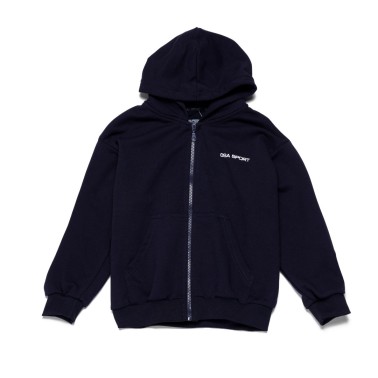 GSA SPORT HOODIE JACKET (BRUSHED) 28-3405-BLUE MARINE Blue