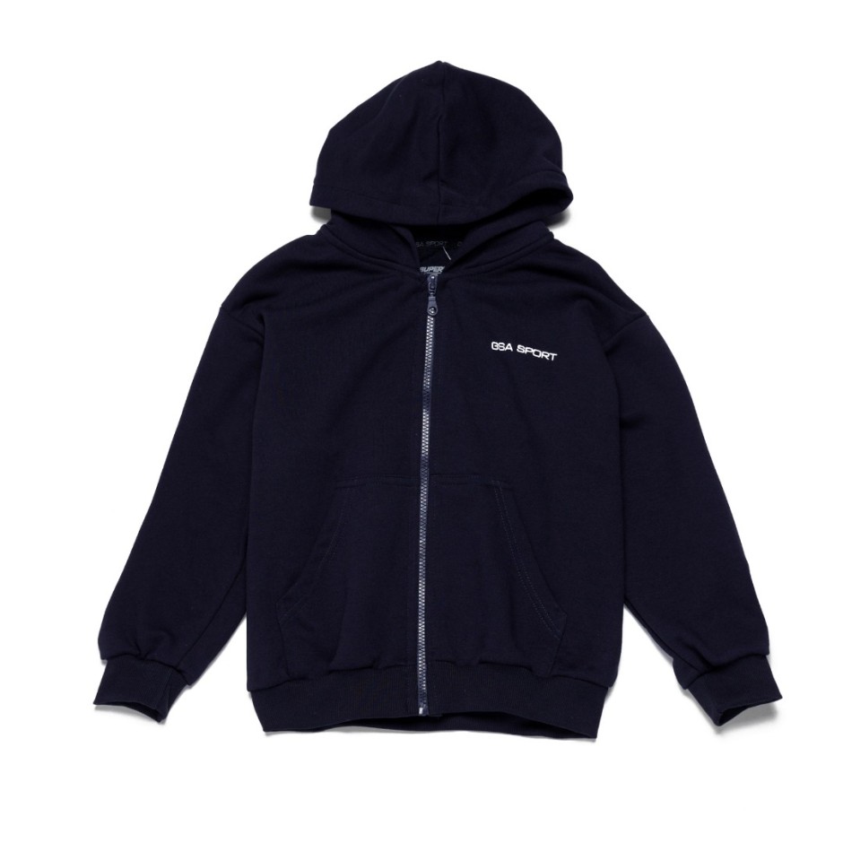 GSA SPORT HOODIE JACKET (BRUSHED) 28-3405-BLUE MARINE Blue