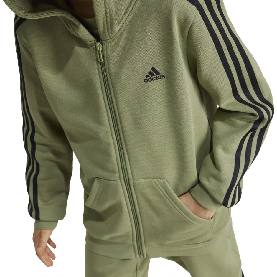 adidas sportswear U 3S FL FZ HOOD IX9536 Κhaki