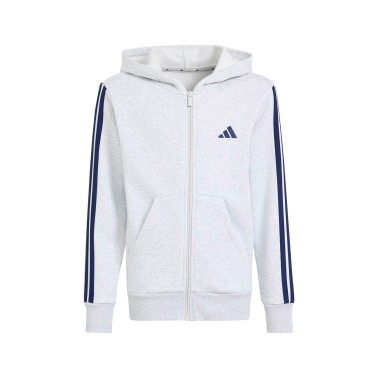 Kids' Full-Zip Hoodie Grey - adidas Sportswear Essentials
