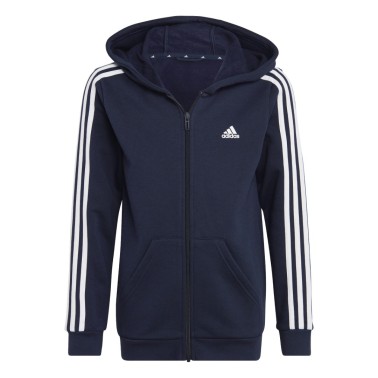 Παιδική Ζακέτα Μπλε - adidas Sportswear Essentials 3-Stripes Fleece