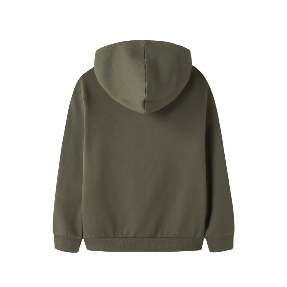 NAME IT NKMVOLTINUS NREG SWEAT CARD WH BRU 13249493-OLIVE NIGHT OLIVE