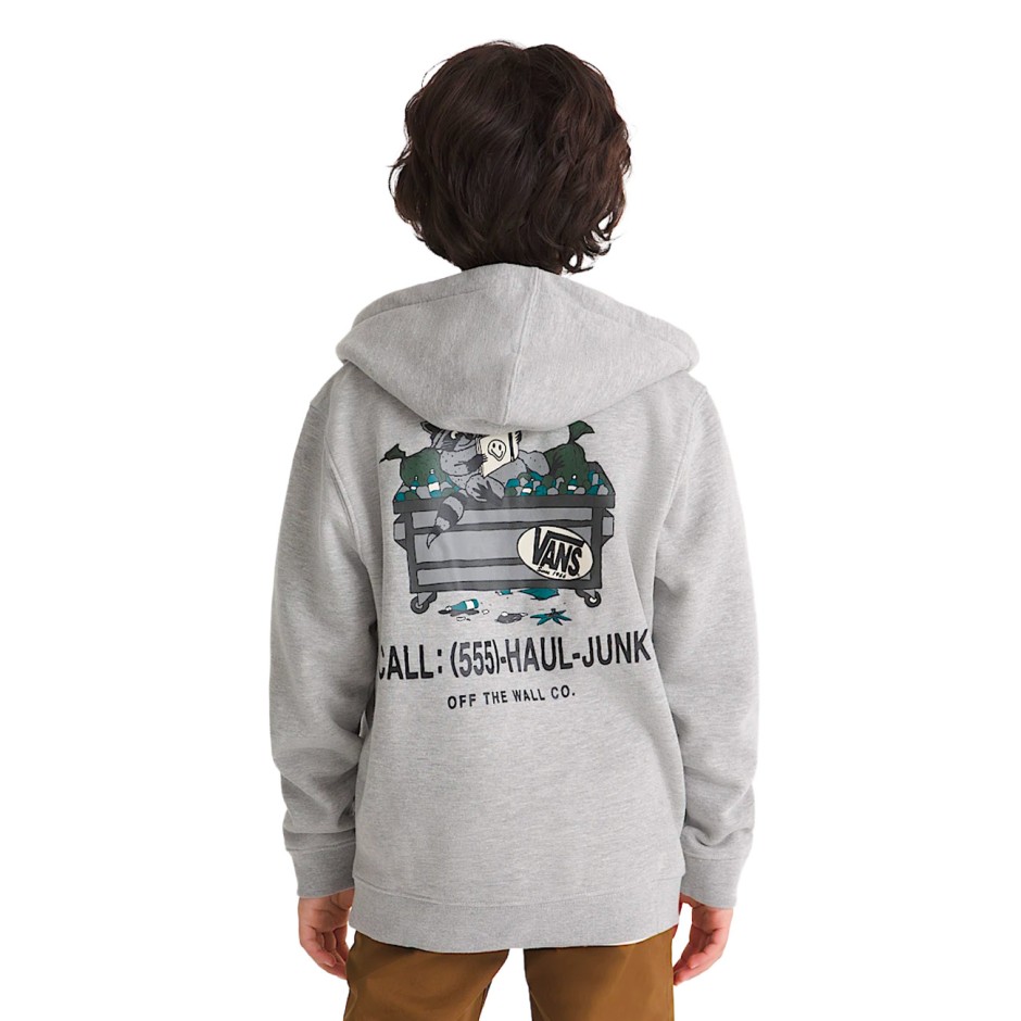 VANS DUMPSTER RACCOON FULL ZIP VN000W8702F-02F Γκρί