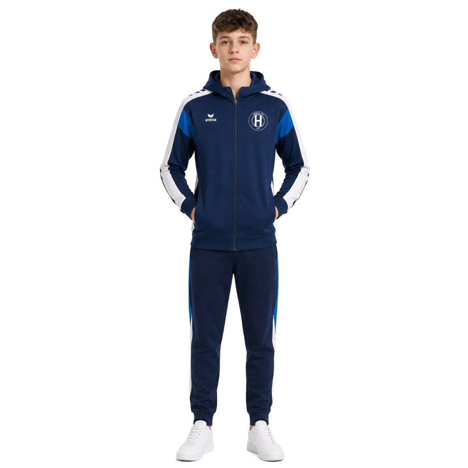 Kids' Full-Zip Hoodie Blue - Iraklis FC Erima