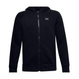 UNDER ARMOUR RIVAL FLEECE FZ HOODIE 1357609-001 Black Image 