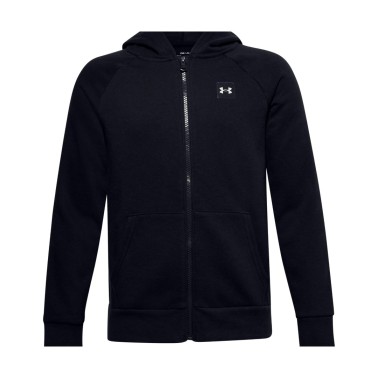 UNDER ARMOUR RIVAL FLEECE FZ HOODIE 1357609-001 Black