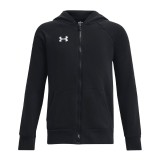 Under Armour Rival Fleece Μαύρο - Παιδική Ζακέτα Εικόνα 