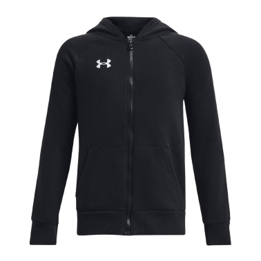 UNDER ARMOUR RIVAL FLEECE FZ HOODIE 1379794-001 Black