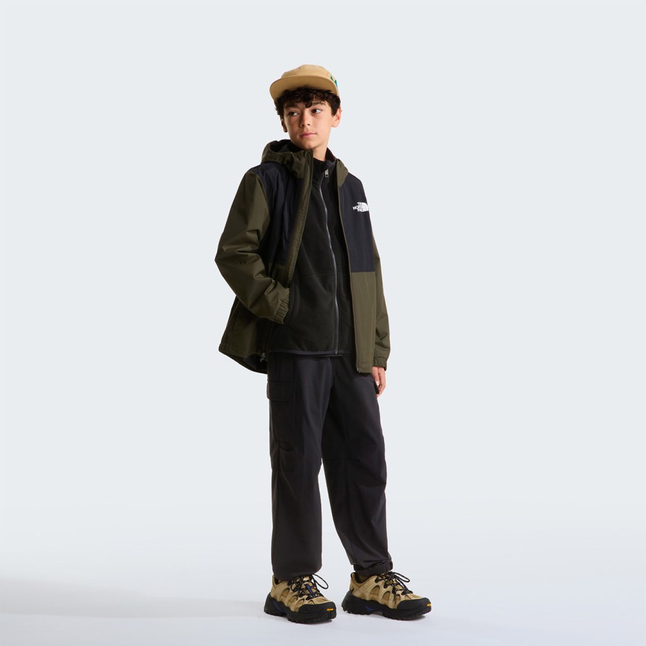 Παιδική Ζακέτα Μαύρη - The North Face Glacier Zip-In-Compatible Fleece
