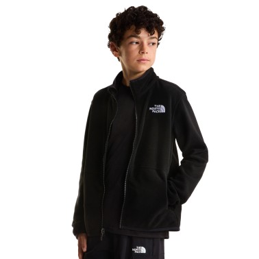 Παιδική Ζακέτα Μαύρη - The North Face Glacier Zip-In-Compatible Fleece