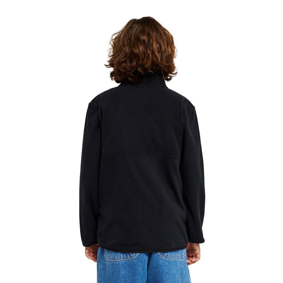 Kids' Full-Zip Fleece Black - Quiksilver No Destination
