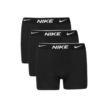 Nike Everyday Cotton 3 Pack Μαύρο - Παιδικά Εσώρουχα Μποξεράκια