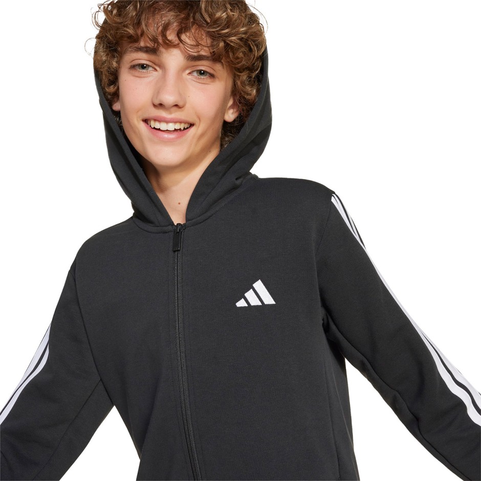 Παιδικό Σετ Φόρμας Μαύρο - adidas Sportswear Essentials 3-Stripes