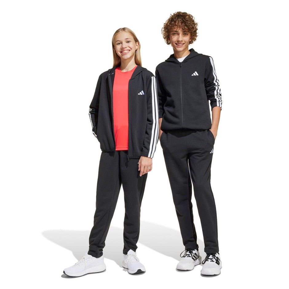Παιδικό Σετ Φόρμας Μαύρο - adidas Sportswear Essentials 3-Stripes