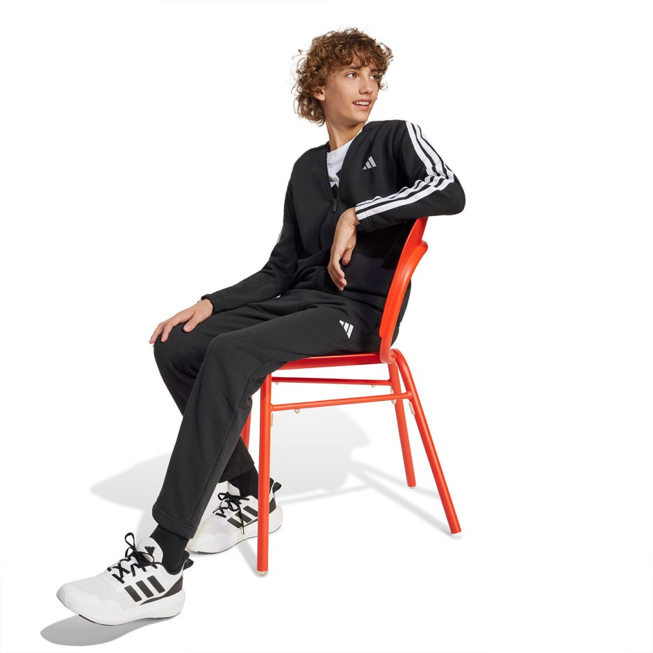 Παιδικό Σετ Φόρμας Μαύρο - adidas Sportswear Essentials 3-Stripes