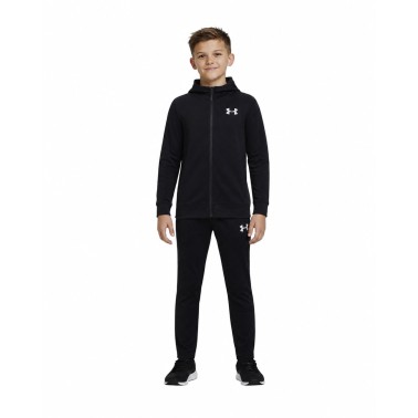 Kids' Tracksuit Black - Under Armour Rival Knit
