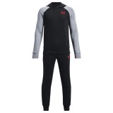 UNDER ARMOUR RIVAL FLEECE SUIT 1376328-001 White-Black Image 