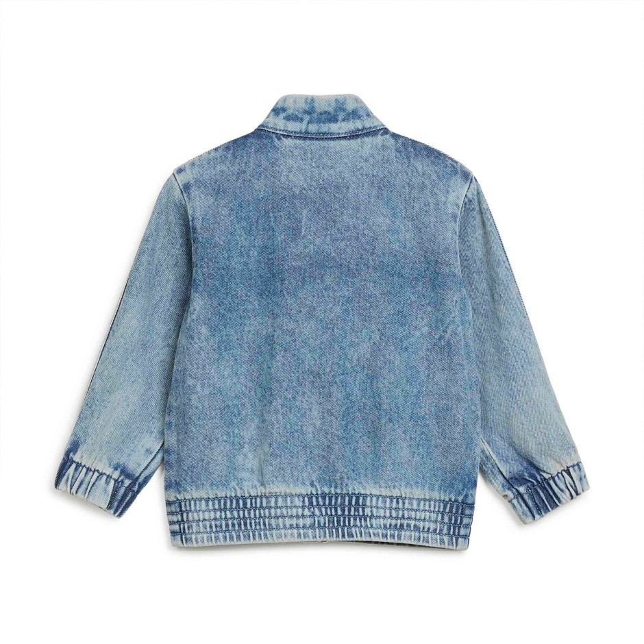 Βρεφικό Μπουφάν Μπλε - adidas Sportswear Firebird Denim