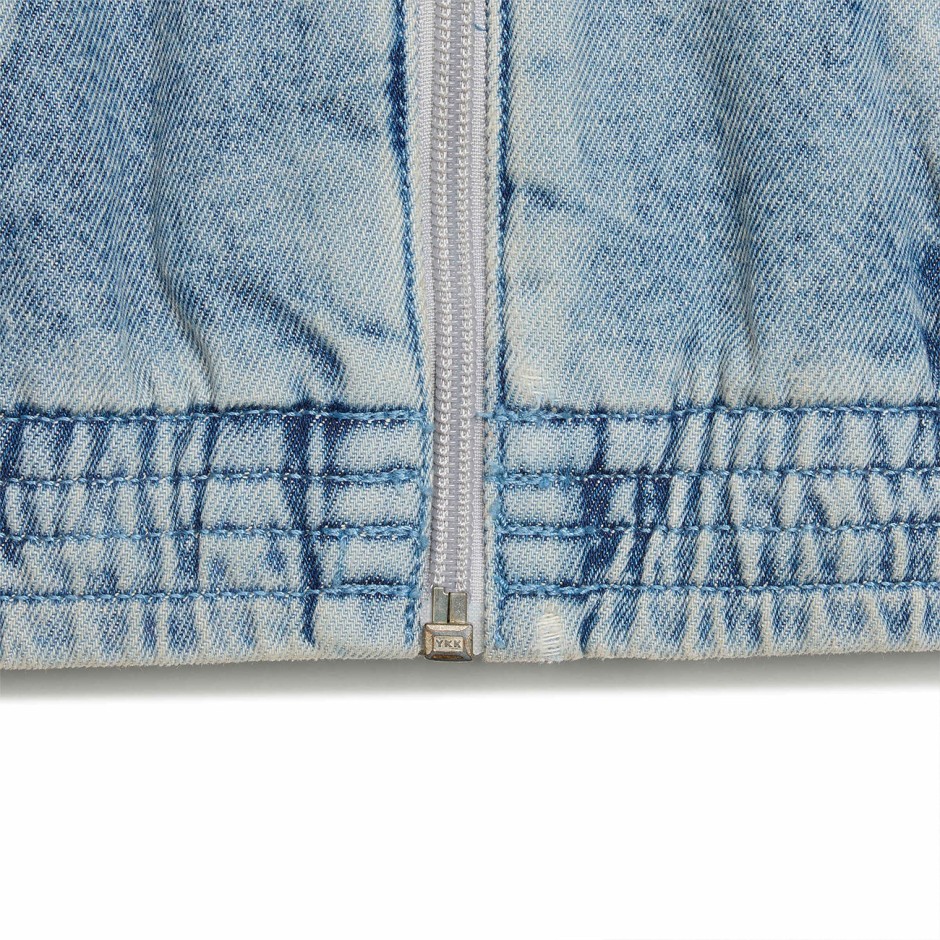 Βρεφικό Μπουφάν Μπλε - adidas Sportswear Firebird Denim