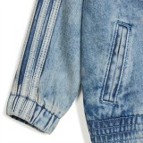 Βρεφικό Μπουφάν Μπλε - adidas Sportswear Firebird Denim Εικόνα 2
