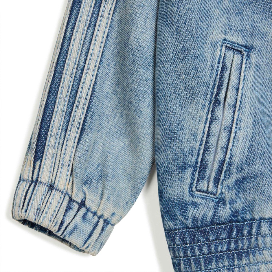 Βρεφικό Μπουφάν Μπλε - adidas Sportswear Firebird Denim