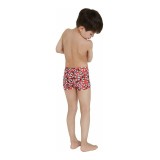 SPEEDO DISNEY MICKEY MOUSE DIGITAL ALLOVER AQUASHORT 8-05394D830 Red Image 0