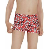 SPEEDO DISNEY MICKEY MOUSE DIGITAL ALLOVER AQUASHORT 8-05394D830 Red Image 1