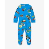 NIKE B NSW AOP FOOTED COVERALL 56L697-B68 Blue Image 0