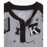 NIKE B NSW NEXT GEN AOP TEE ROMPER 56L767-G6U Grey Image 1