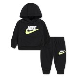Βρεφικό Σετ Φόρμας Μαύρο - Nike Club Chenille Εικόνα 