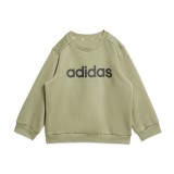 Βρεφικό Σετ Χακί - adidas Sportswear Linear Fleece Εικόνα 0