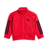 Βρεφικό Σετ Φόρμας Κόκκινο - adidas Sportswear Essentials Climacool 3-Stripes Εικόνα 3
