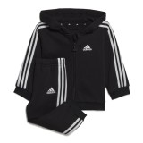 adidas Sportswear ESSENTIALS FULL-ZIP HOODED JOGGER SET Μαύρο Εικόνα 