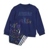 adidas Sportswear Star Wars Young Jedi Μπλε - Βρεφικό Σετ Φόρμας Εικόνα 