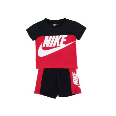 NIKE SPORTSWEAR T-SHIRT AND SHORTS 2-PIECE SET 66H363-U10 Colorful
