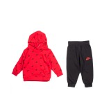 Βρεφικό Σετ Φόρμας NIKE B NSW CLUB SSNL AOP SET Μαύρο  Εικόνα 