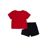 JORDAN JDB STREET TEAM TEE & AOP SHORT SET 65A389-023 Πολύχρωμο